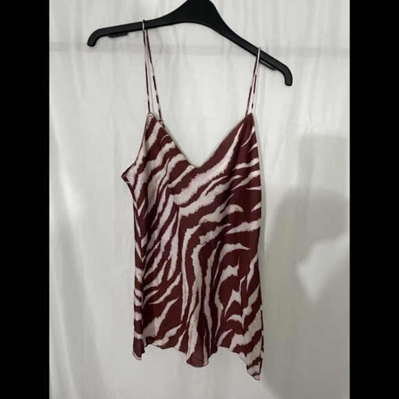 NWT $159 Paige Cicely‎ Metallic Merrow Edge Camisole Tank Top [SZ XS ] - Picture 4 of 12